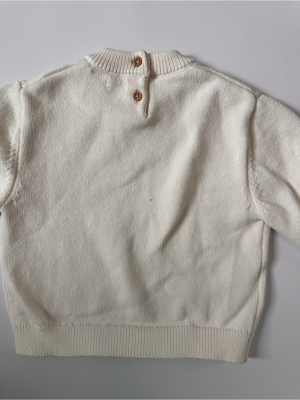 Mango Cream Rib-Knit Sweater - Picture 7 of 7